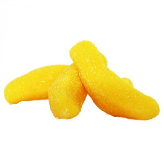 Schaumzucker Fruchtgummi gezuckert goldgelbe Bananen Halal 175g