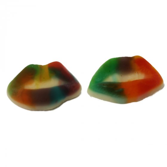 Fruchtgummi Gelee Lippen Color in verschiedenen Farben halal 300g