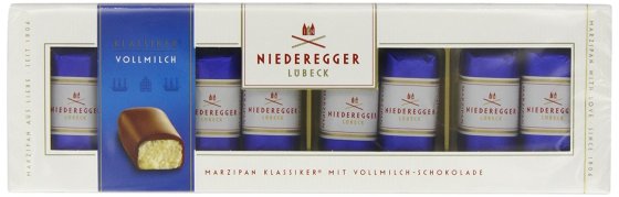 Niederegger Marzipan Klassiker Vollmilch Schokolade 100 g 2er Pack 