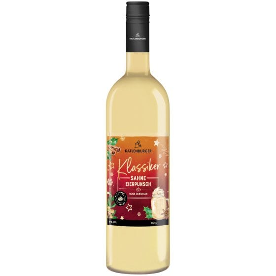 Katlenburger Sahne Eierpunsch Süß Fruchtweinpunsch 750ml 3er Pack 