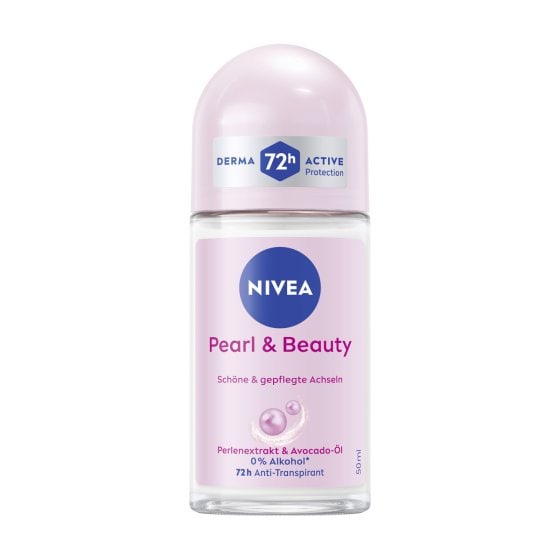 Nivea Deo Pearl Beauty RollOn 72h AntiTranspirantschutz 50ml 6er Pack 