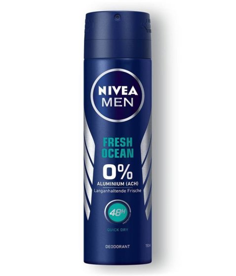 Nivea Men Deo Spray Fresh Ocean 48h Schutz langanhaltende Frische 150ml 6er Pack 