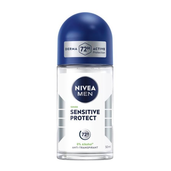Nivea Men Sensitive Protect Anti Transpirant Roll On 50ml 3er Pack 