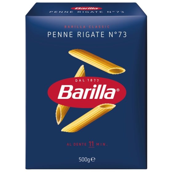 Barilla Nudeln Penne Rigate Nummer 73 Hartweizennudeln 3er Pack 