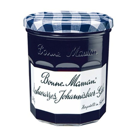 Bonne Maman Schwarzes Johannisbeer Gelee aus frischen Beeren 370g 
