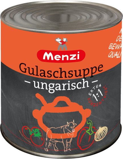 Menzi Gulaschsuppe ungarisch pikant Extra konzentriert 2500ml 
