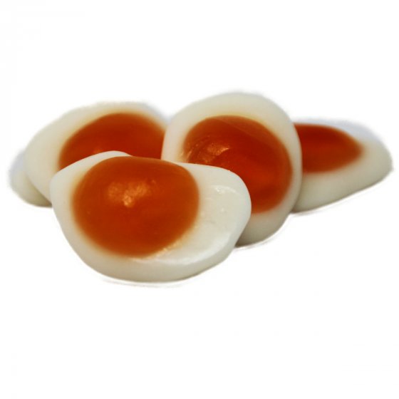 Fruchtgummi Spiegeleier mit mildem weichen Schaumzuckerboden 300g