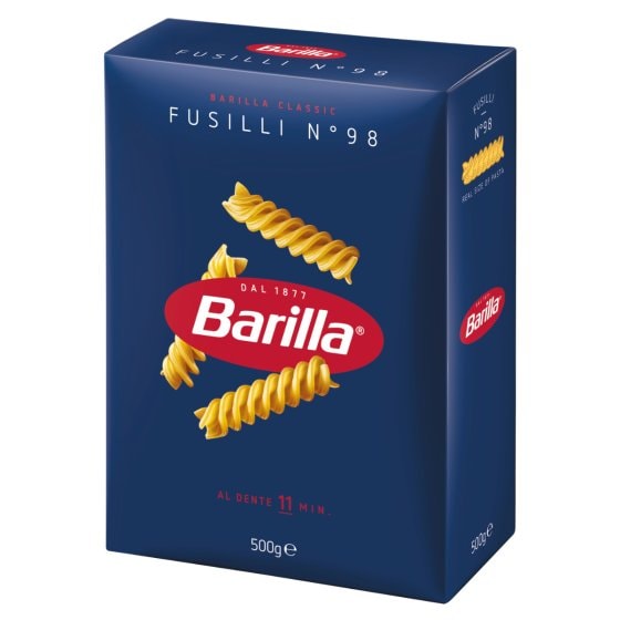 Barilla Fusilli Nummer 98 Original aus Italien Pasta aus Weizen 500g 