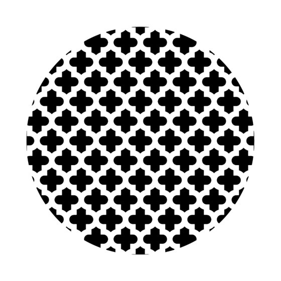 Gartentisch Metall Black and White 