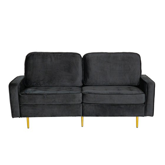 Sofa Sidonie Velvet Schwarz 