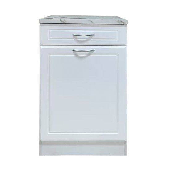 Küchenunterschrank Jenna Country Weiß 50 cm 