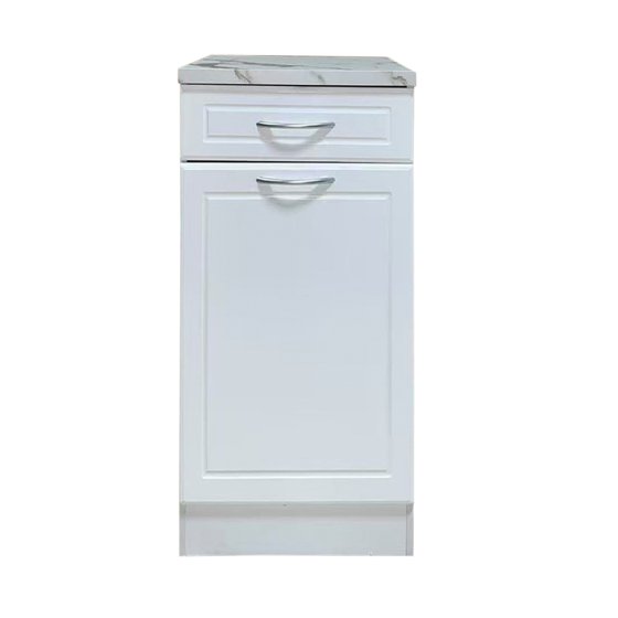 Küchenunterschrank Jenna Country Weiß 40 cm 