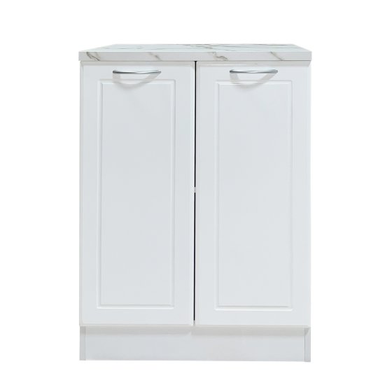 Küchenunterschrank Jenna Country Weiß 60 cm 