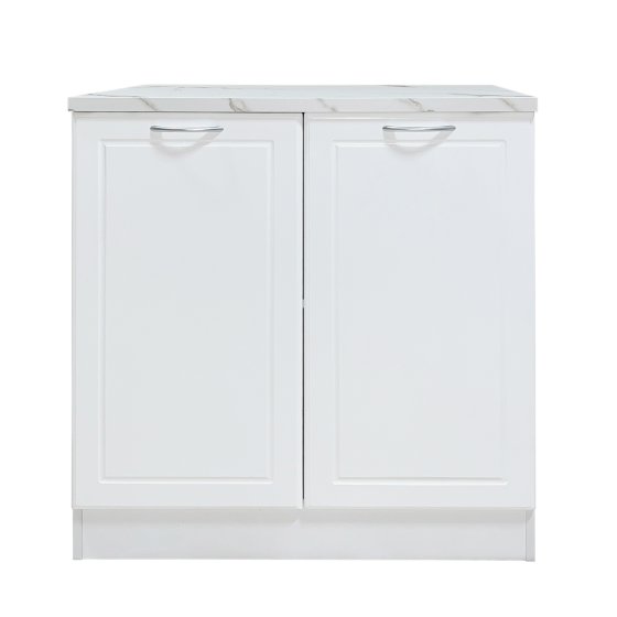 Spülenunterschrank Jenna Country Weiß 80 cm 