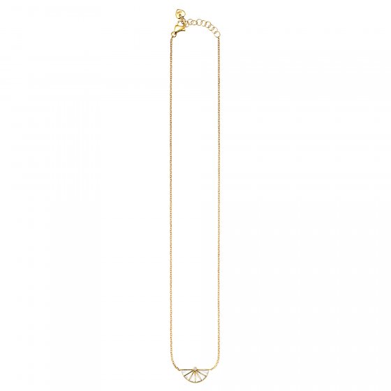 Collier 925/- Sterling Silber Zirkonia 42cm 