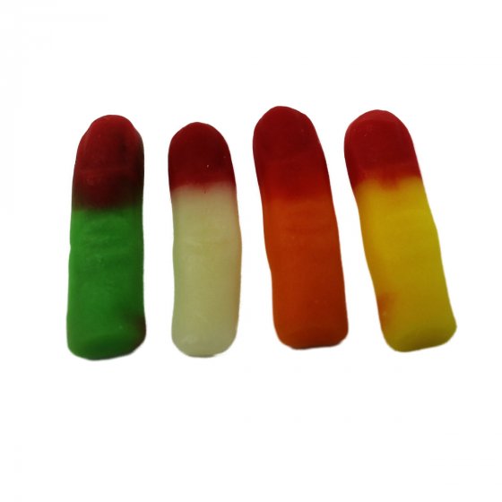 Fruchtgummi Jelly Gruselfinger bunt fruchtig süss Halal 175g 