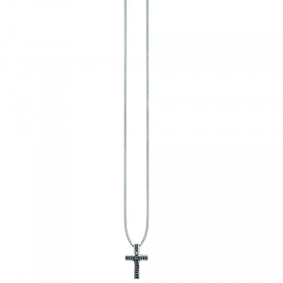 Anhänger mit Kette 925/- Sterling Silber rhodiniert Spinell 