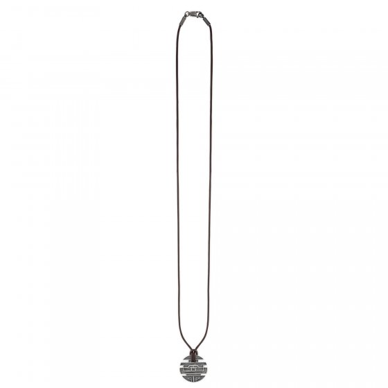 Anhänger mit Kette 925/- Sterling Silber oxidiert Münze 