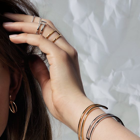 Ring 925/- Sterling Silber vergoldet Topas 