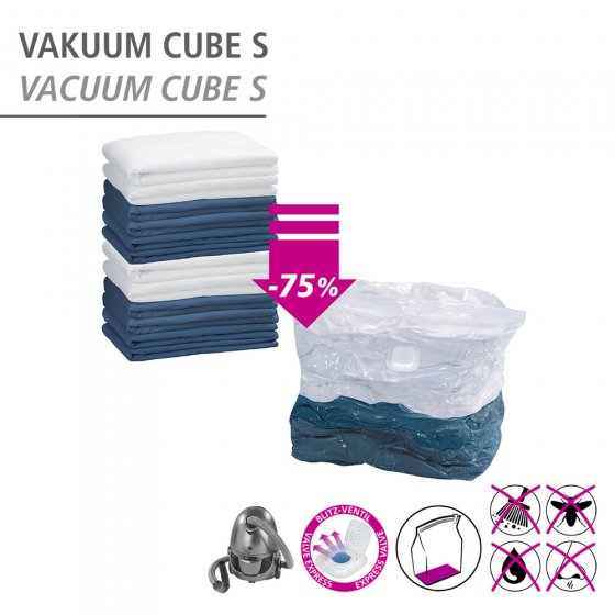 Vakuum Mod. Cube Set, 4-teilig, 2 x Cube S und 2 x Cube L 