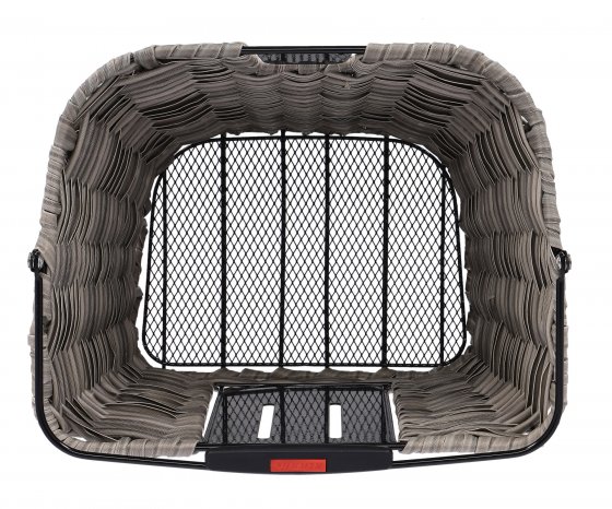 Vorderradkorb Structura, 34x25x27cm,schilf/grau 