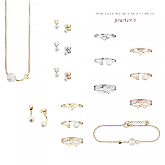 Ring 925/- Sterling Silber vergoldet Herz 