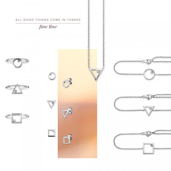 Ring 925 Sterling Silber rhodiniert Zirkonia 