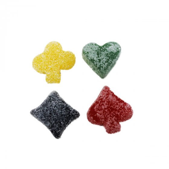 Fruchtgummi säuerlich in Pokerspielfruchtgummi zuckerfrei 175g