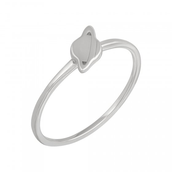 Ring 925 Sterling Silber rhodiniert Planet Saturn 