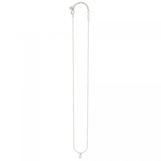 Anhänger mit Kette 925 Sterling Silber rhodiniert Sonne 