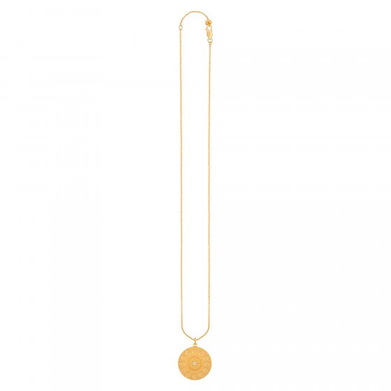 Anhänger mit Kette 925/- Sterling Silber Topas Mandala 