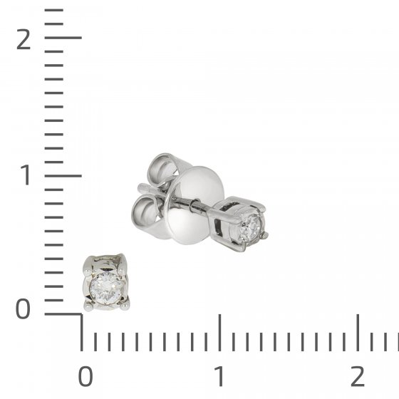 Ohrstecker 585 Weißgold Brillant 0,07ct. 