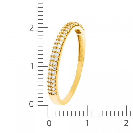 Ring Gold 375 Zirkonia weiß 