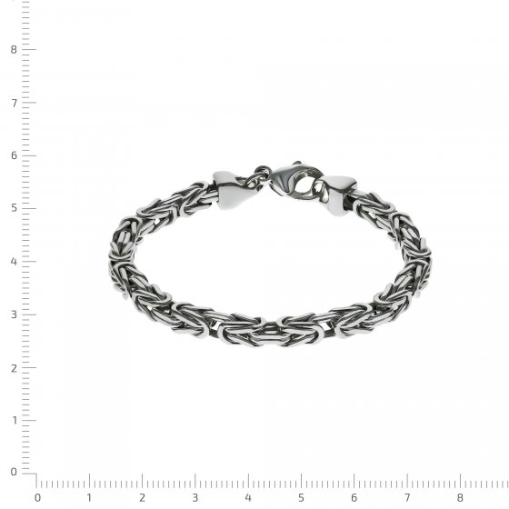 Armband Silber 925 poliert Königskette 5mm breit 