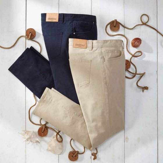 Baumwoll-Stretchhose 60 | Beige