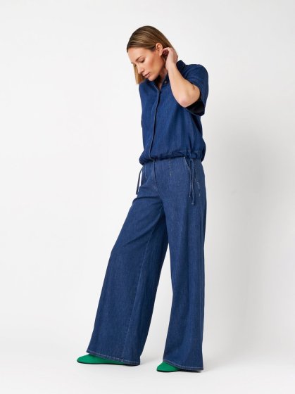 Loose-fit-Jeans Jenny Palazzo 