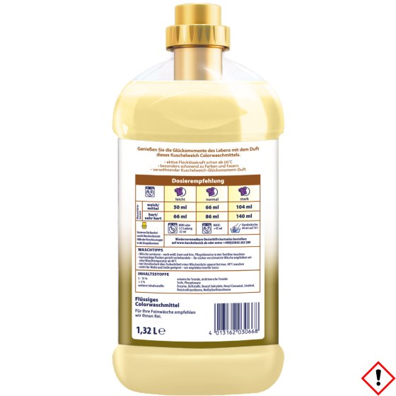 Kuschelweich Colorwaschmittel flüssig Glücksmoment 20WL 1320ml 