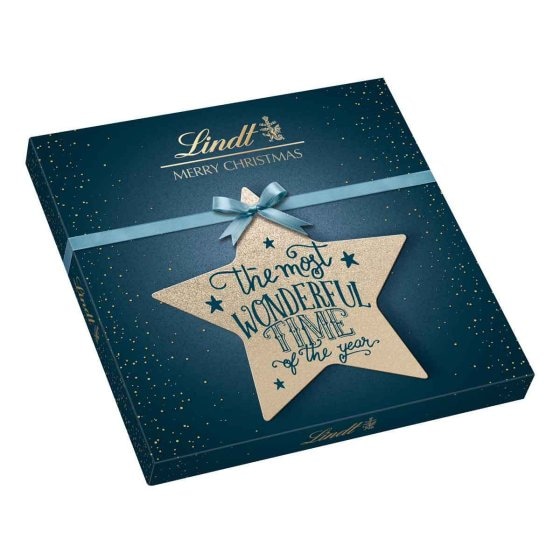Lindt Kalligrafie Xmas Pralinés mit leckeren exclusive Pralinen 175g 