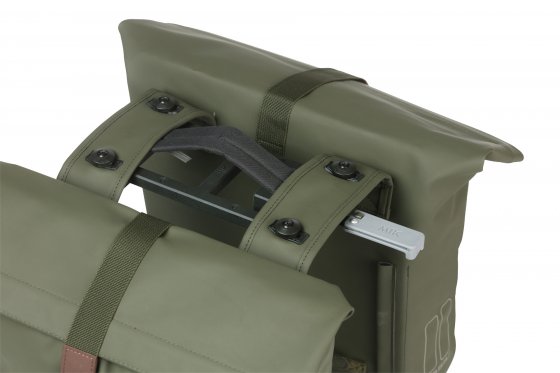 Doppelpacktasche "City" MIK , moosgrün 