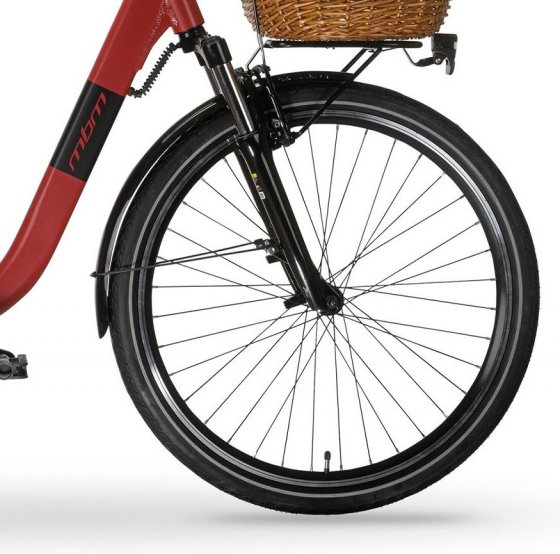 Elektro-Citybike RHEA  24 Zoll, red 