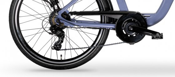 Elektro-Citybike RHEA  26 Zoll, blau 