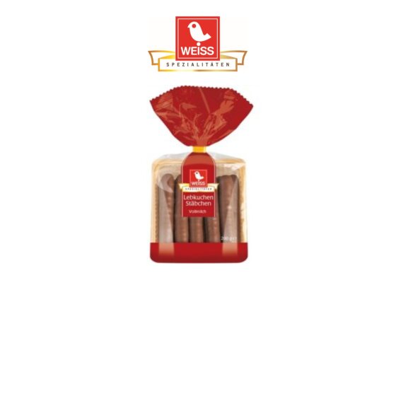 Weiss Lebkuchen Stäbchen Braune Lebkuchen mit Vollmilchschokolade 200g 