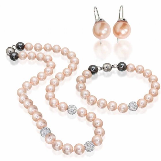 Perlenschmuck-Set, 3 teilig