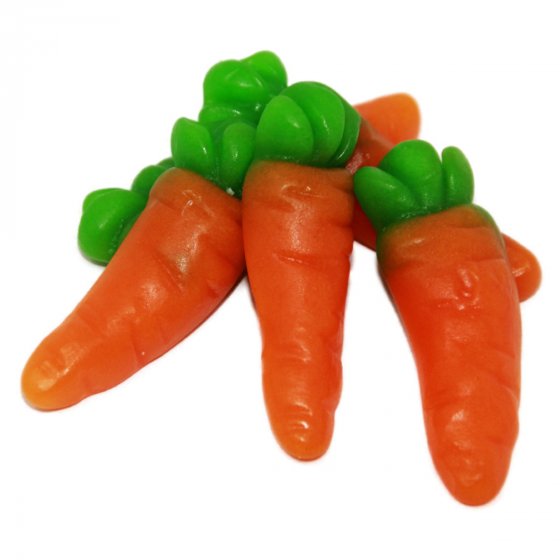 Fruchtgummi süße Karotten Möhrchen Rübli mit Orange Geschmack 175g