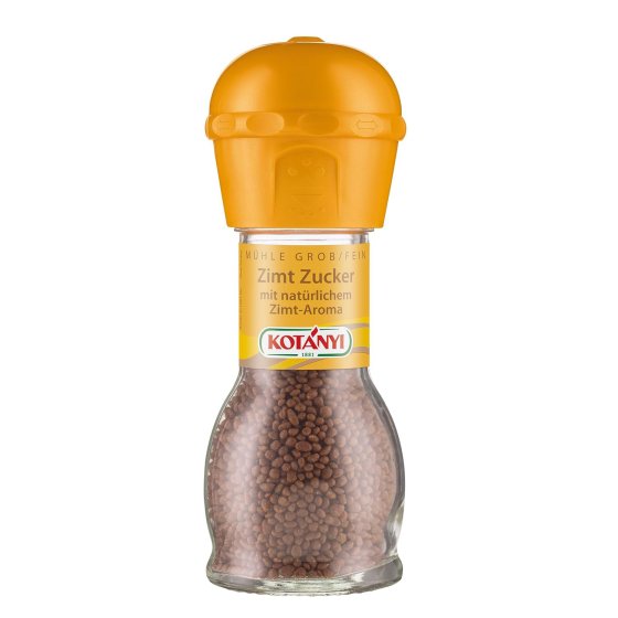 Kotanyi Zimt Zucker Mühle mit natürlichem Zimt Aroma 66g 10er Pack 
