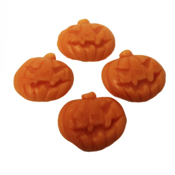 Fruchtgummi Kürbisköpfe softig mit Himbeere und Erdbeere 300g