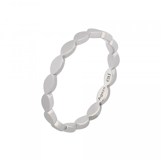 Ring 925/- Sterling Silber rhodiniert mattiert Stacking 