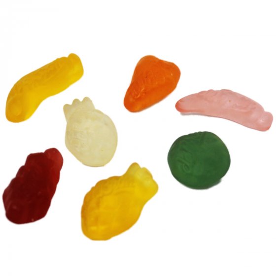 Süße Minifrüchte Zuckerfrei Fruchtgummi Mix ohne Zucker 175g