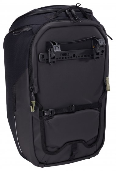 Fahrradpacktasche & Rucksack Paramount, schwarz 