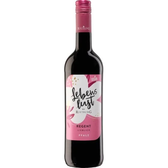 Rietburg Lebenslust Regent Rotwein fruchtig süß 750ml 6er Pack 